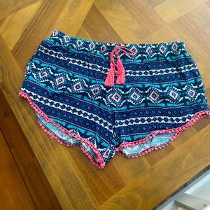 Mystic Apparel Tribal Tassel Booty Shorts